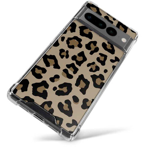 Leopard Print Google Pixel 7 Pro Clear Case